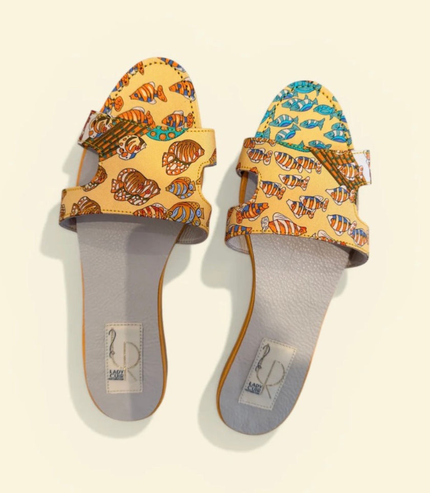 The Pescare Silk Sandal image 1