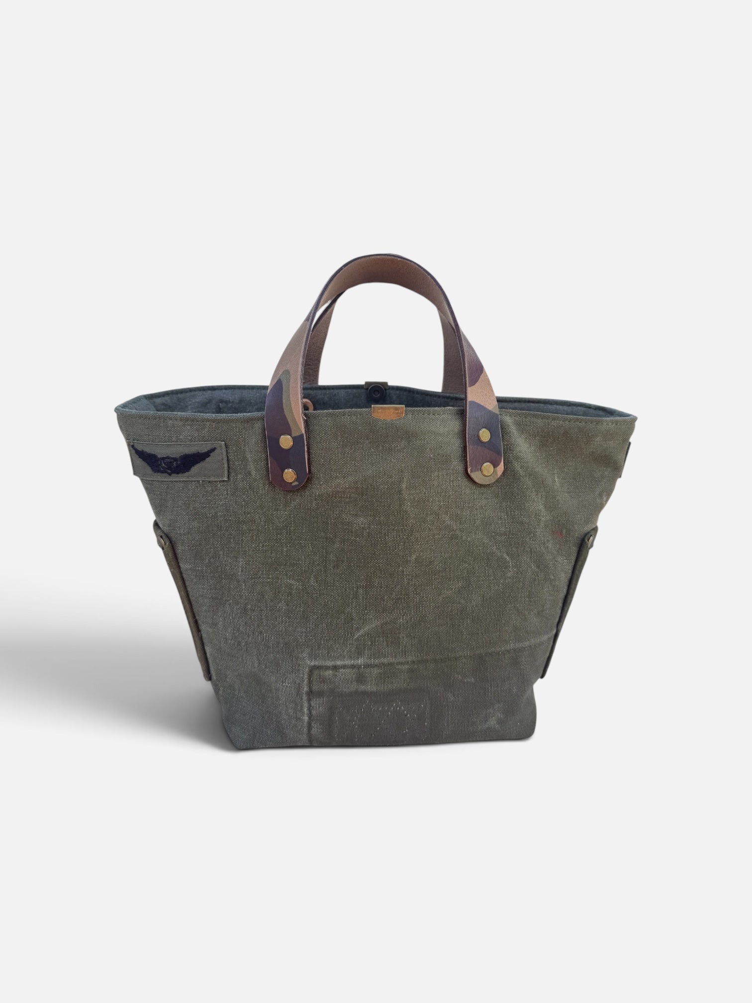 The Petite Vintage Military Duffle Bag