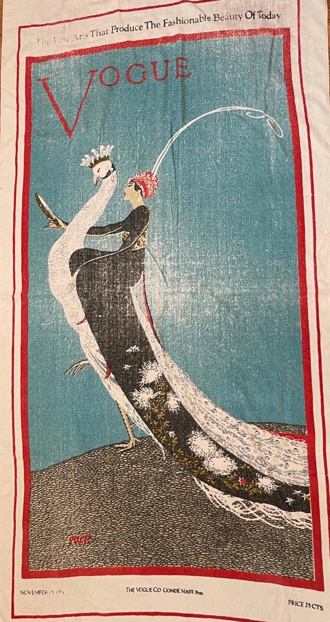 The Vintage Vogue Boat Tote