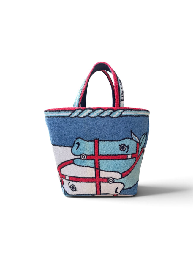 The Twin Horses Boat Tote