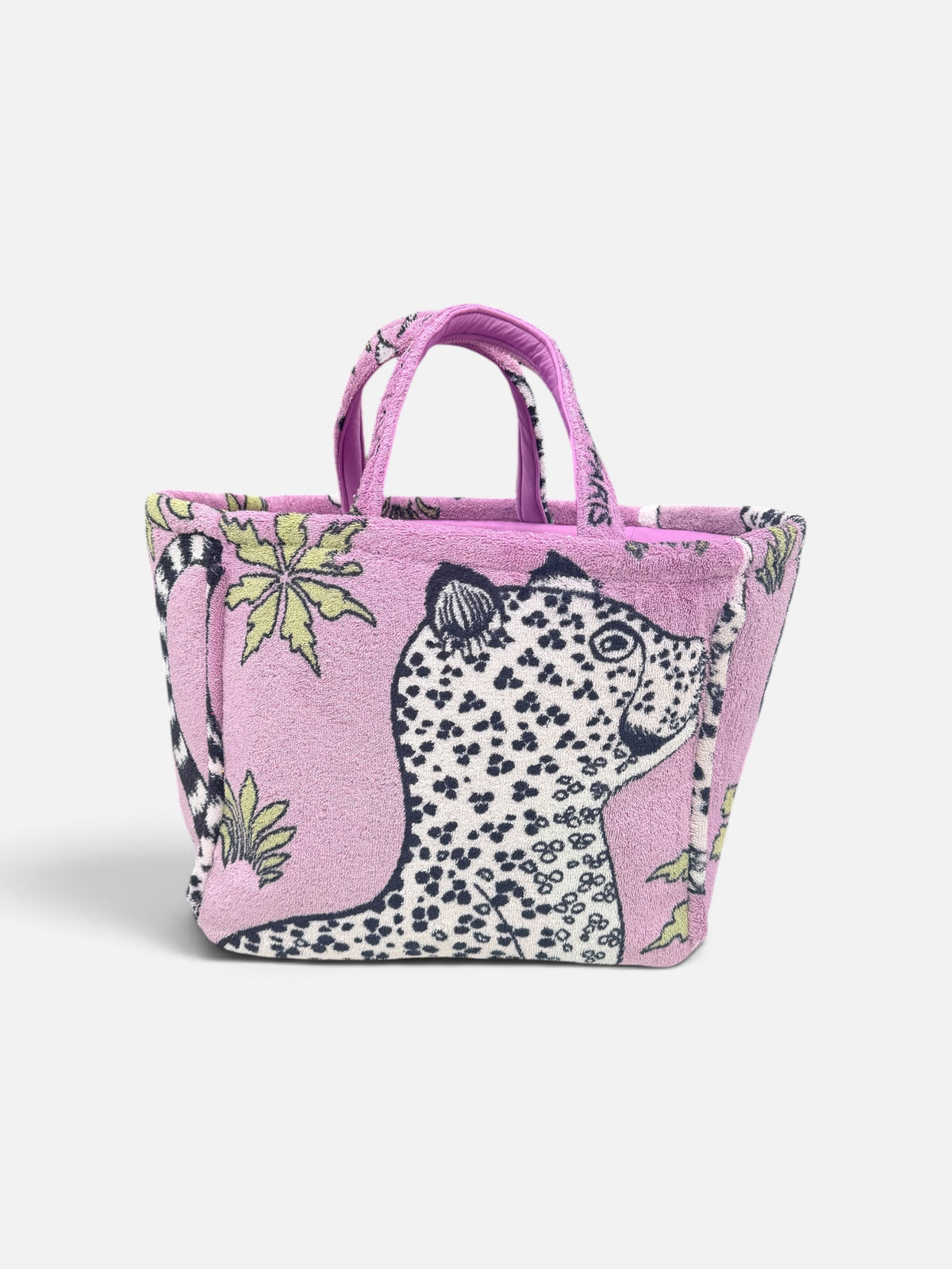 The Twin Leopard Boat Tote