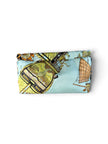 The Passage Silk Boat Clutch