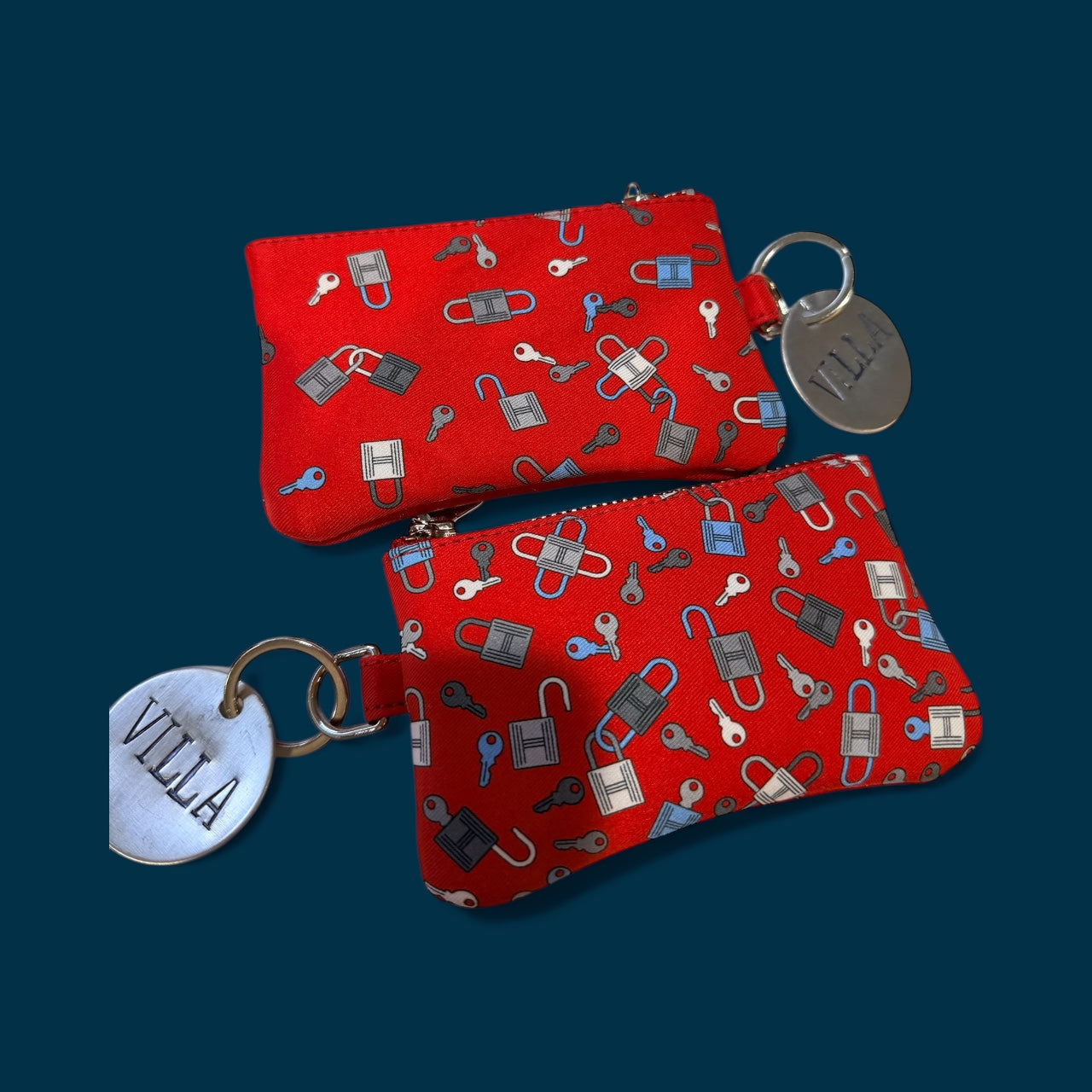 Reclaimed Silk Scarf key/card wallet image 2