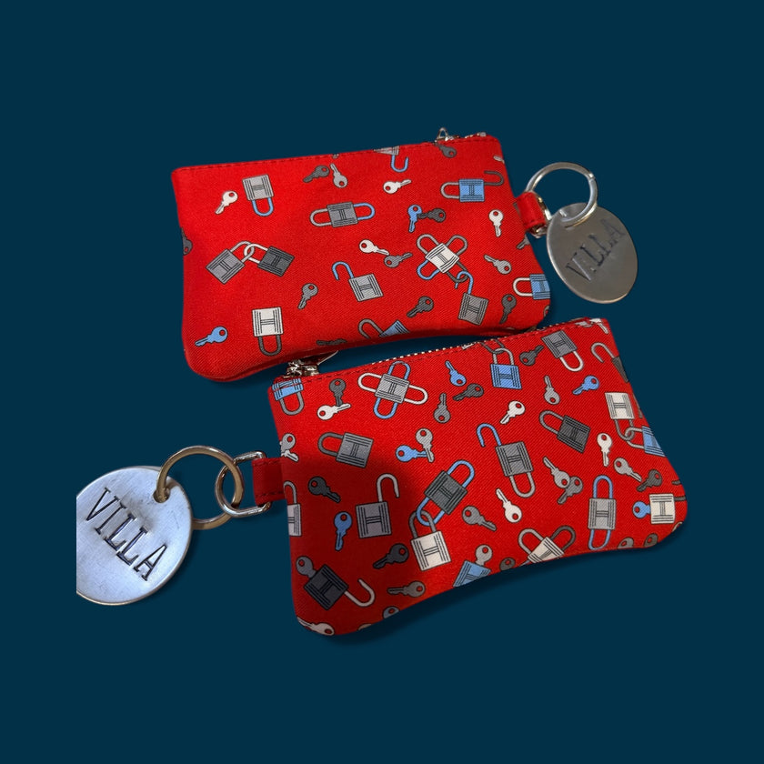 Reclaimed Silk Scarf key/card wallet image 2