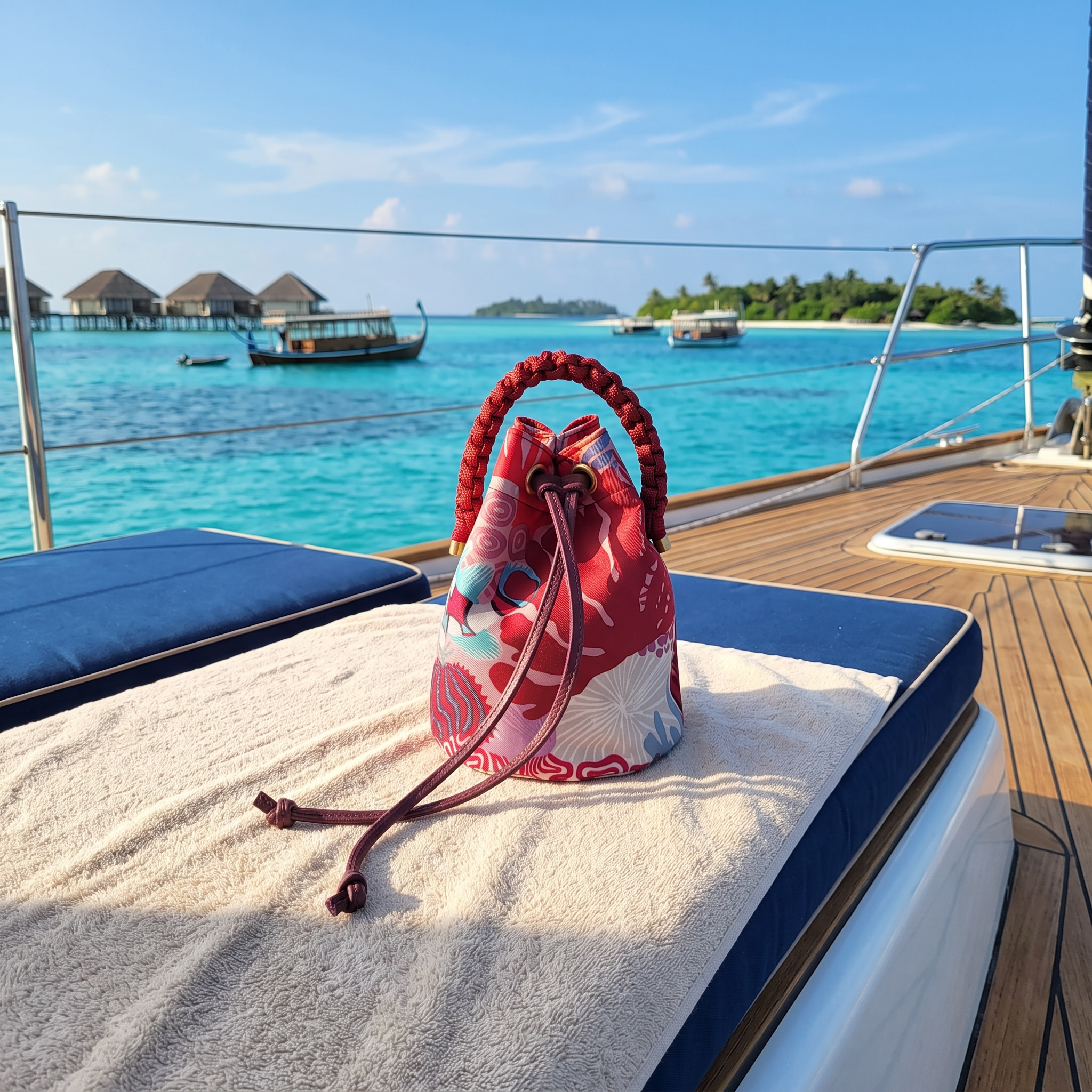 The Red Reef Petite Silk Bucket