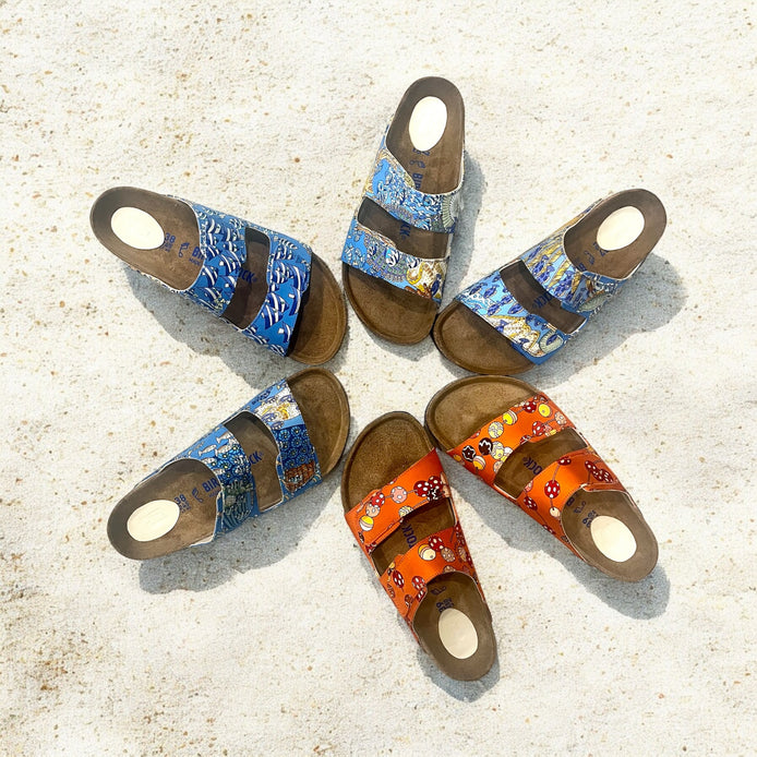 Custom Silk Scarf Birkenstocks  image 2