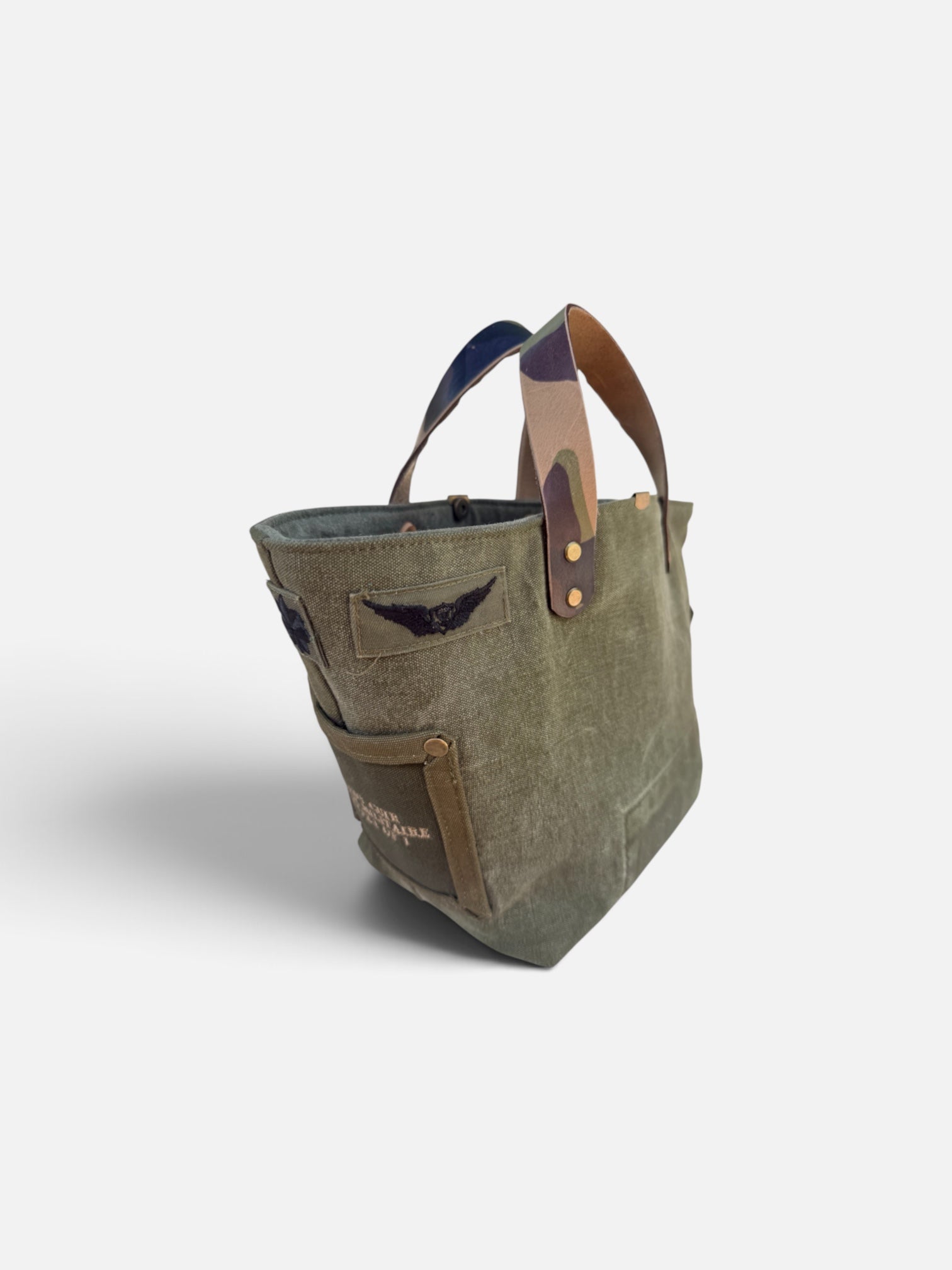 The Petite Vintage Military Duffle Bag