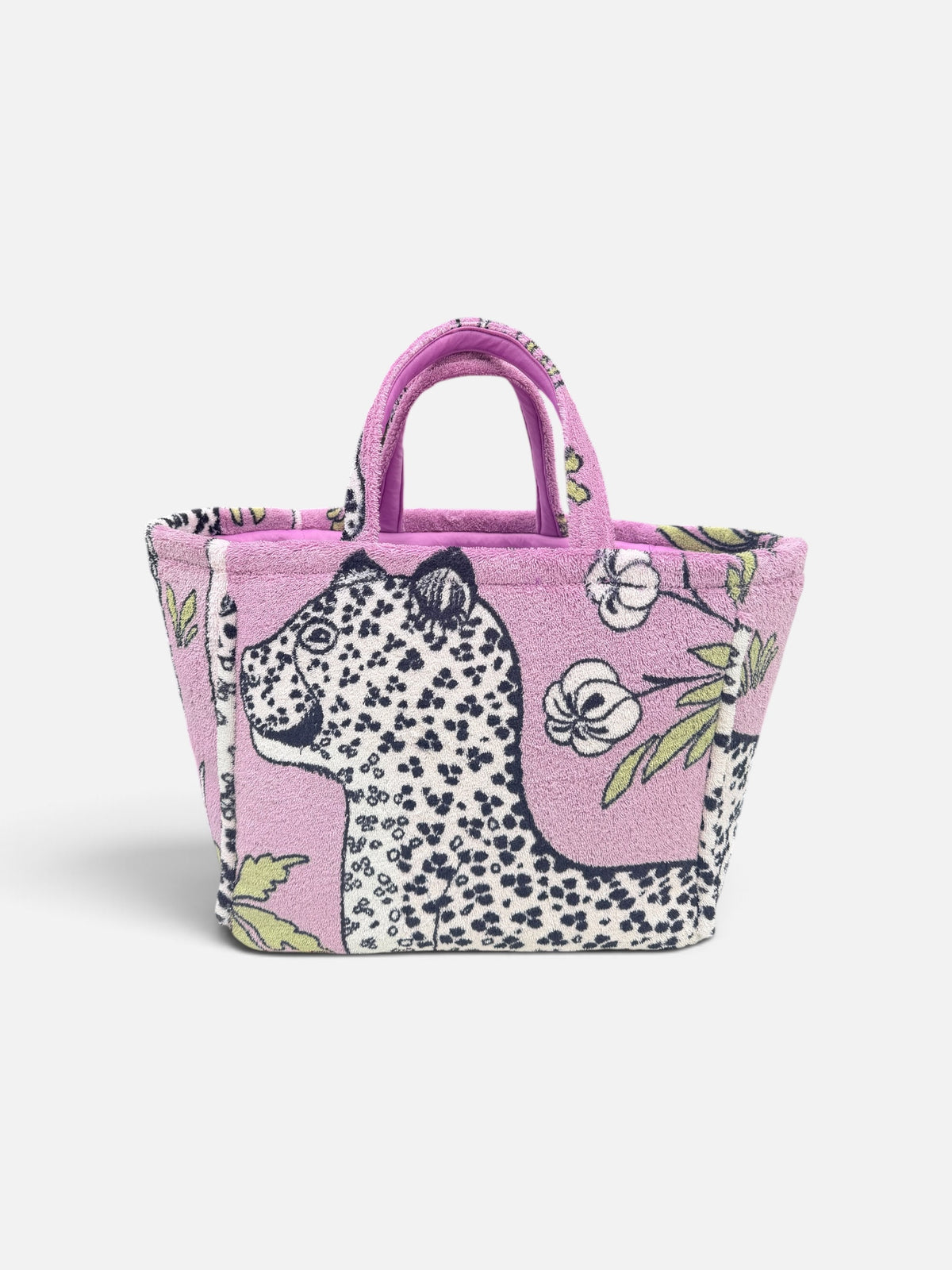 The Twin Leopard Boat Tote