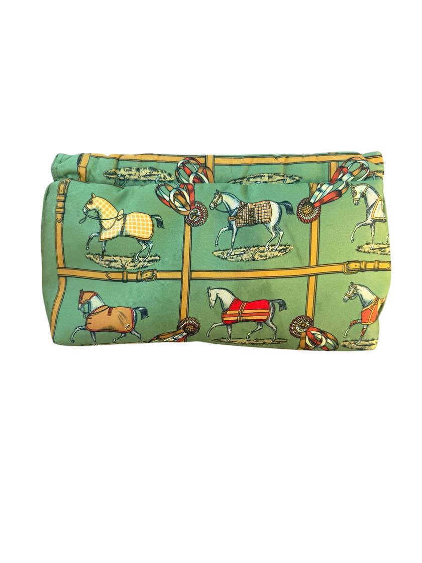 The Cavalcade Silk Boat Clutch