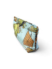The Passage Silk Boat Clutch
