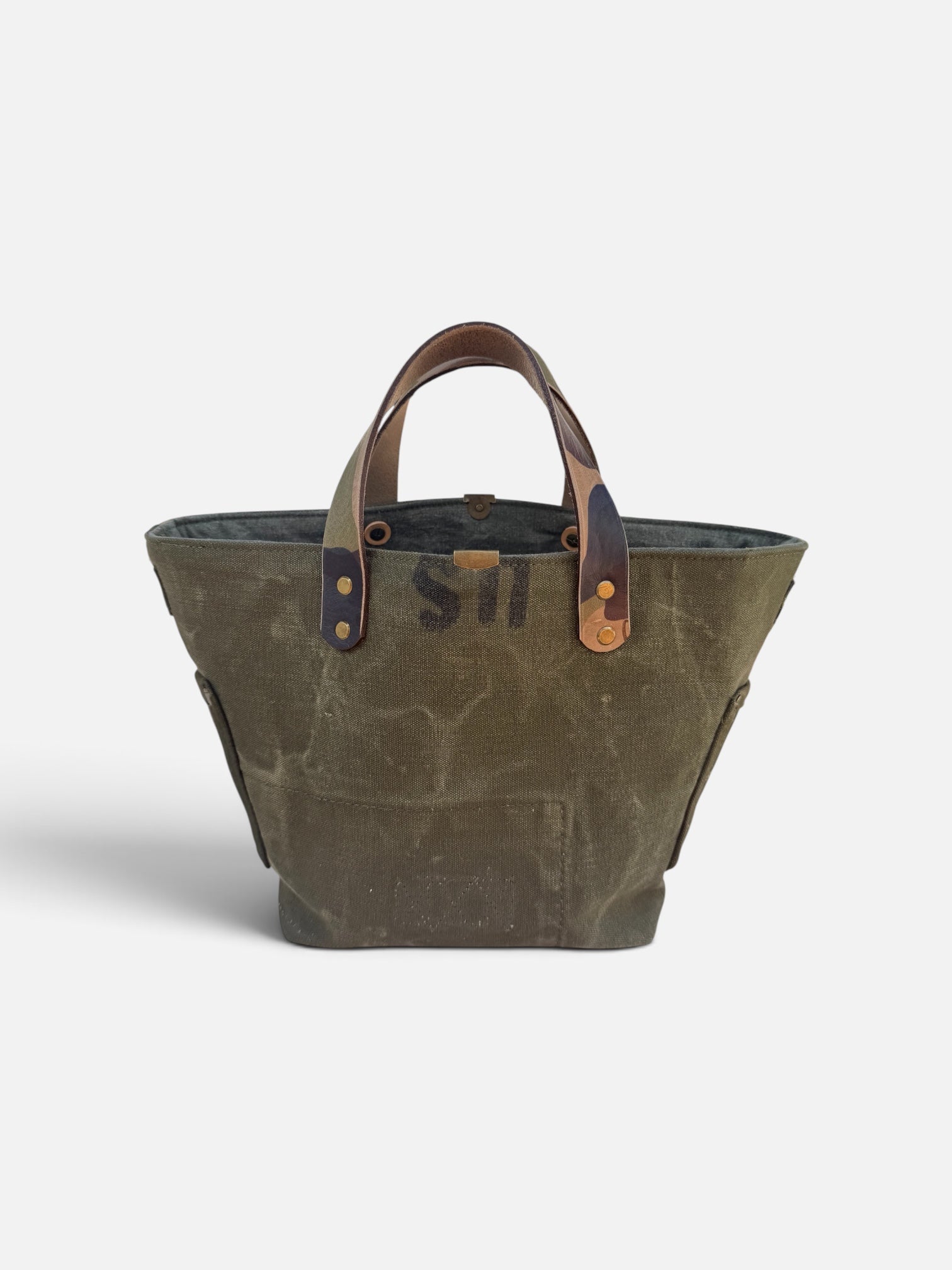 The Petite Vintage Military Duffle Bag