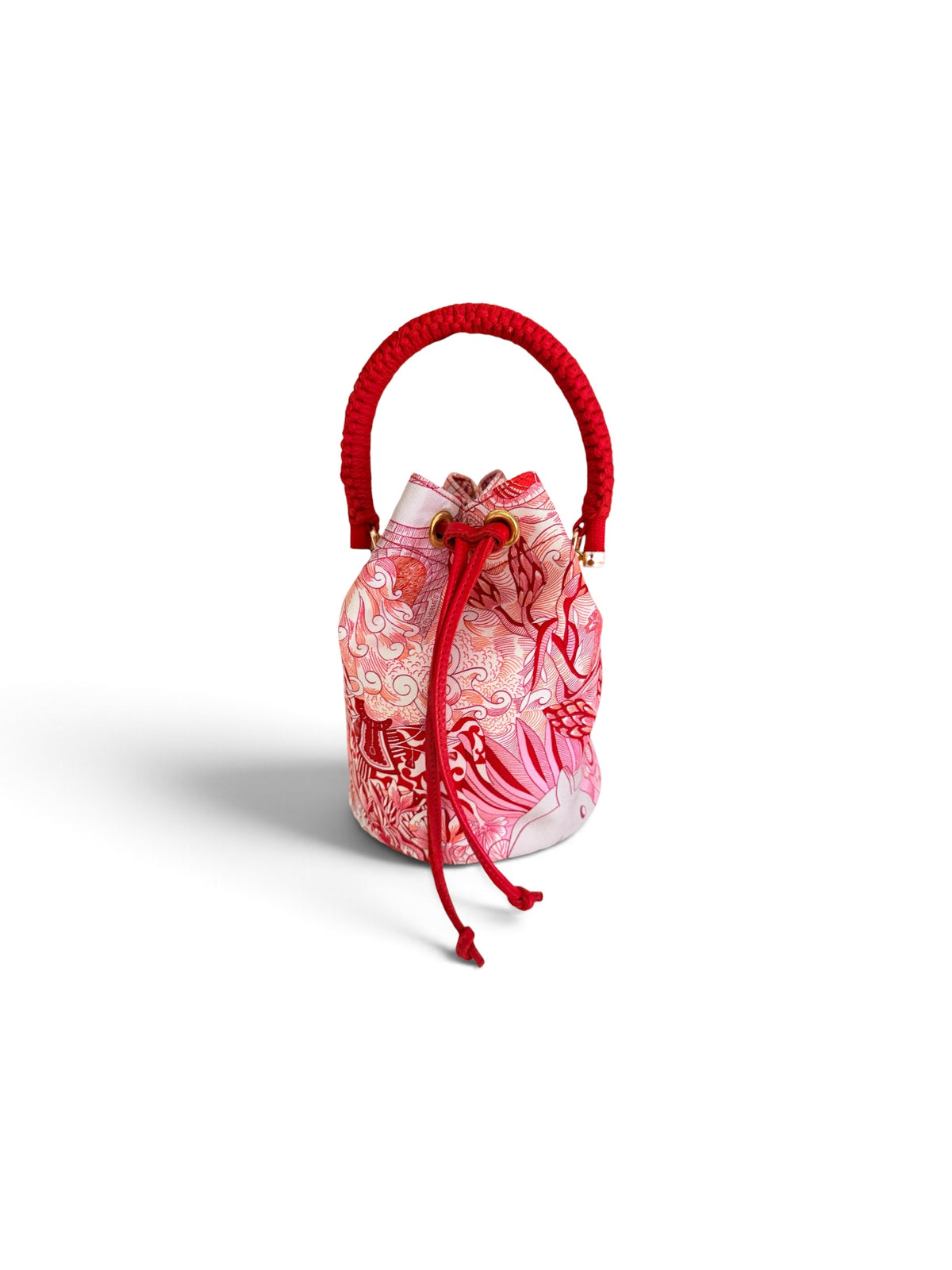 The Crimson Voyage Silk Bucket