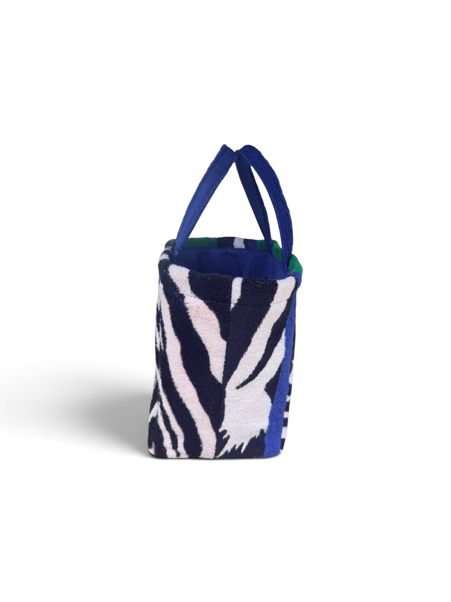 The Emerald Zebra Boat Tote
