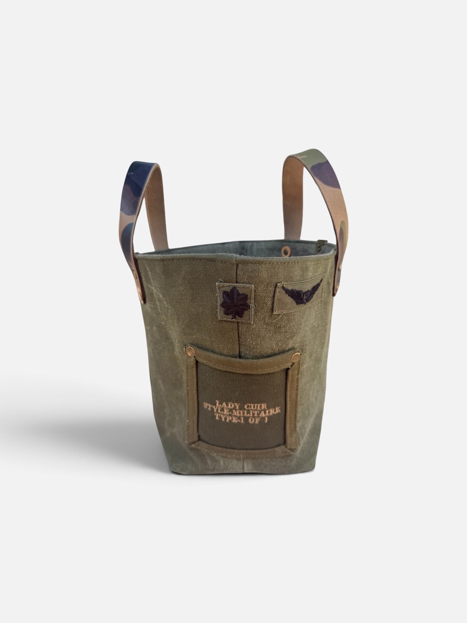 The Petite Vintage Military Duffle Bag