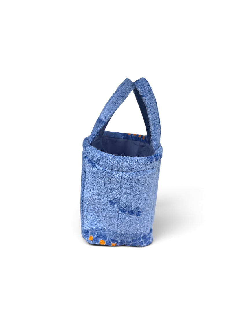 The Mosaic Blue Boat Tote