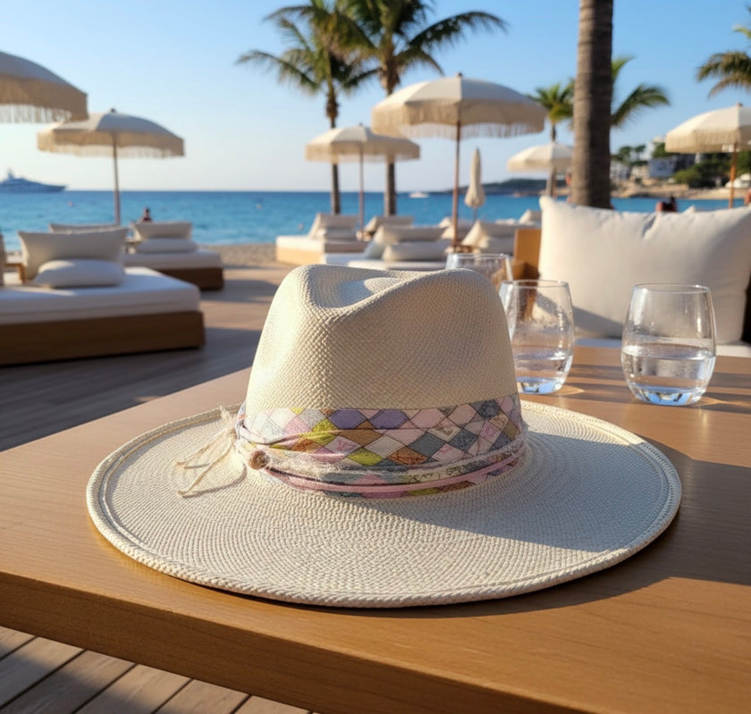The Panama Palmier Custom Hat