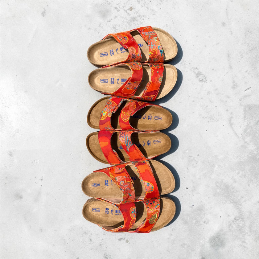 Custom Made Silk Birkenstocks