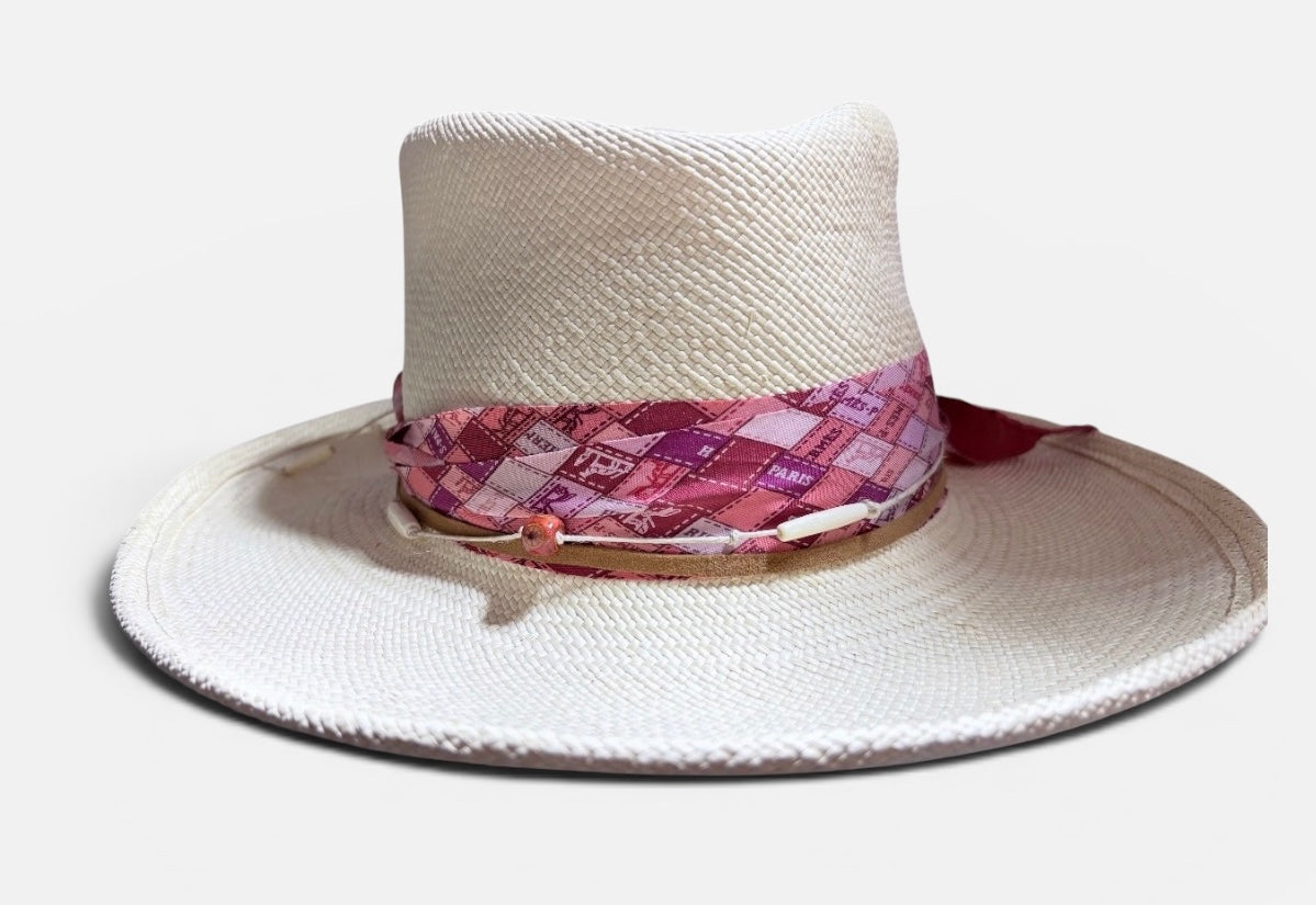 The Panama Palmier Custom Hat