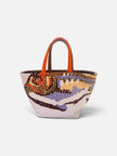 The Mosaic Orange Boat Tote
